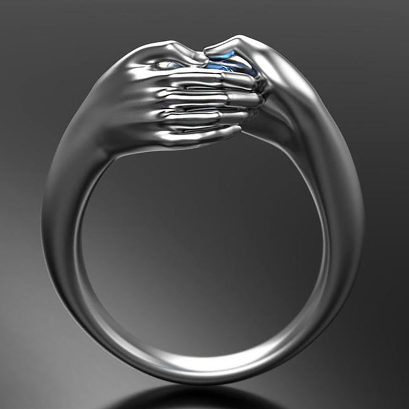 Cincin Kristal Desain Love Forever Untuk Pria Dan Wanita