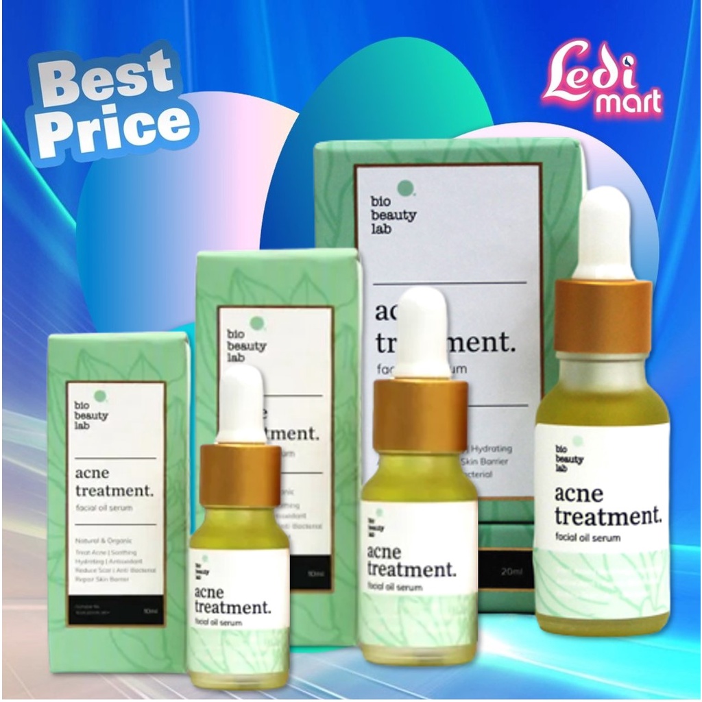 ORIGINAL Bio Beauty Lab Acne Treatment Facial Oil Serum 20ml / Facial Serum / Face Oil / Serum Oil / Minyak Wajah / Anti Jerawat / Serum Jerawat / Minyak Jerawat / LEDI MART