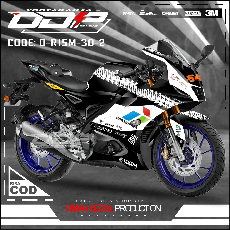 DECAL STIKER R15M V4 V1 V2 V3 V4 DEKAL MOTOR R15M  YAMAHA DEKAL  TERBAIK TERLARIS DAN KULITAS TERBAI