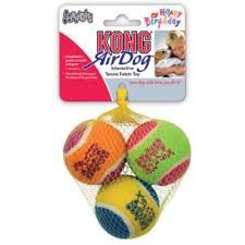 Kong AirDog Squeakair Tennis Ball AST2Y (M)