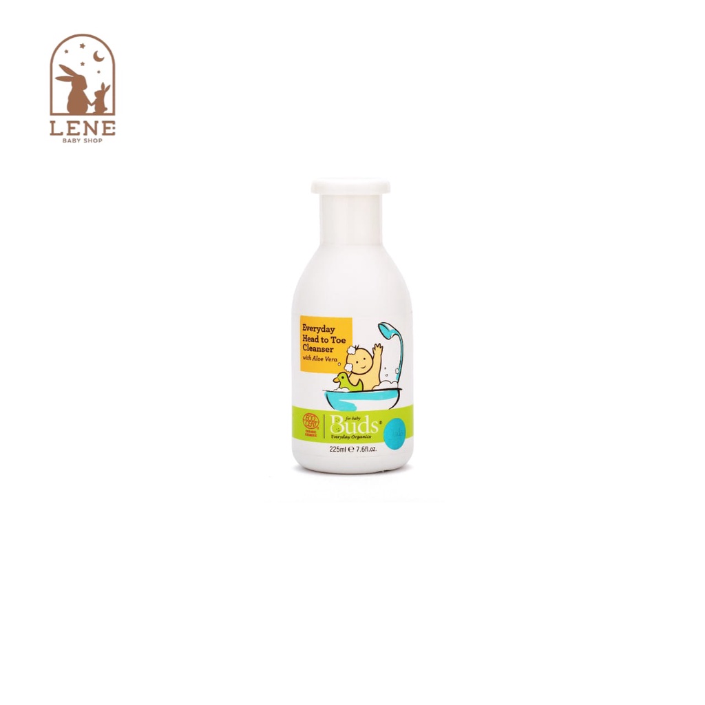 Buds Organic Everyday Head To Toe Cleanser 225ml