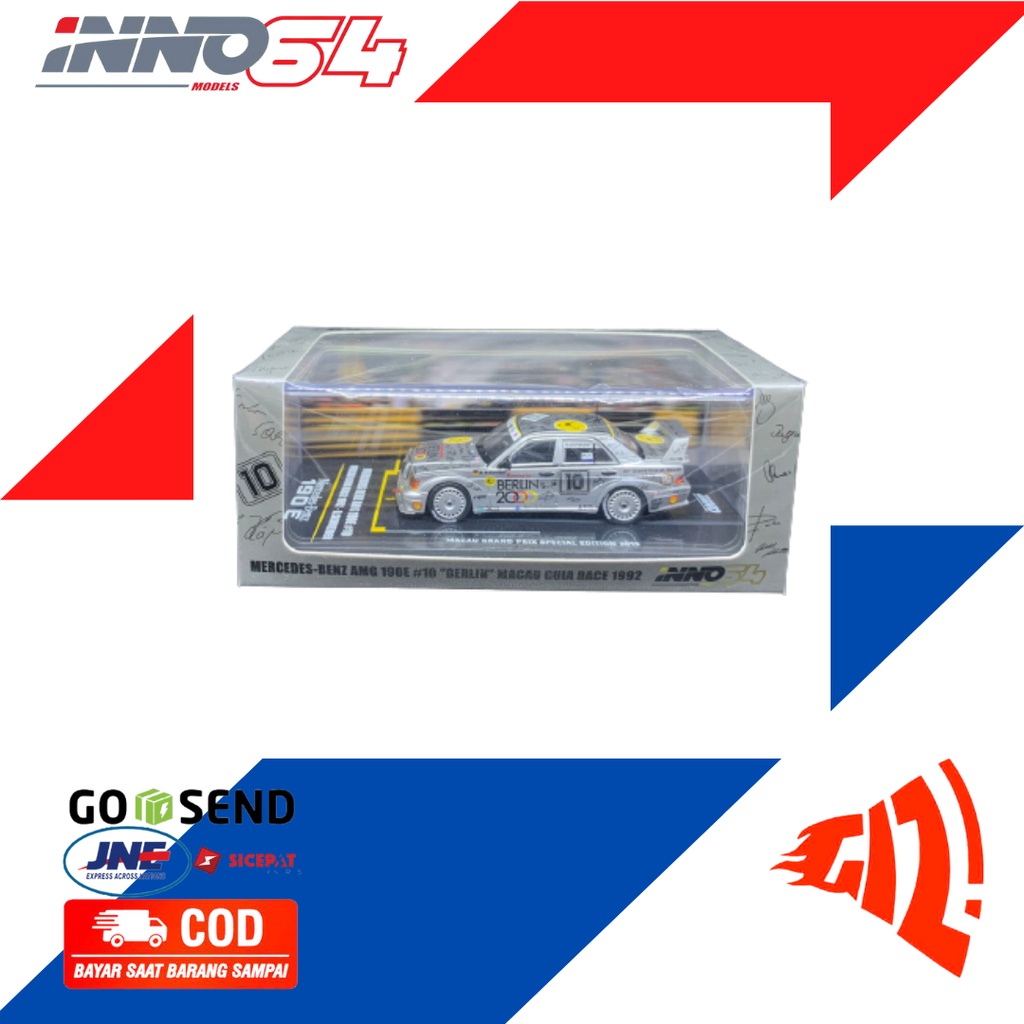 INNO64 MERCEDES-BENZ AMG 190E #10 BERLIN MACAU GUIA RACE 1992