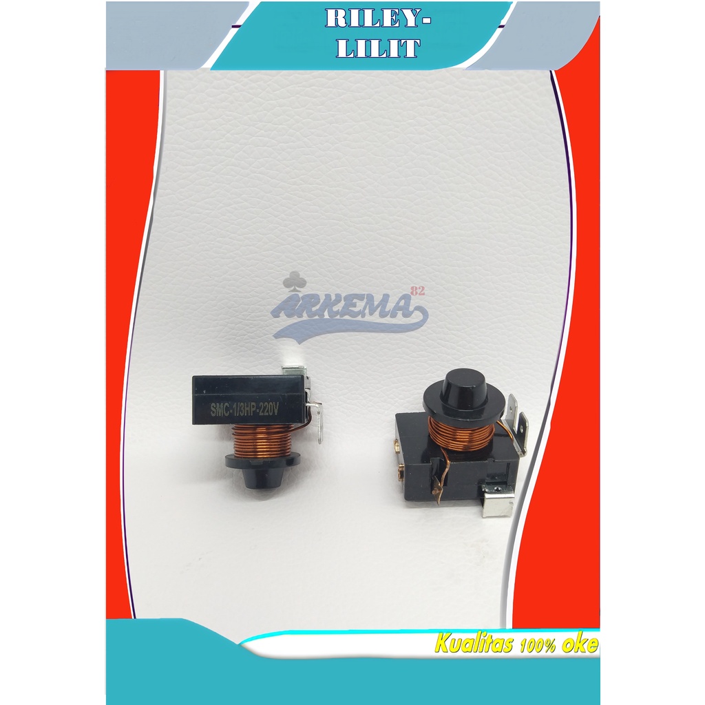 RILEY KOMPRESSOR / PTC RILEY / PENGGERAK COMPRESSOR KULKAS / RILEY LILITAN KOMPRESOR 1/4PK DAN 1/3PK