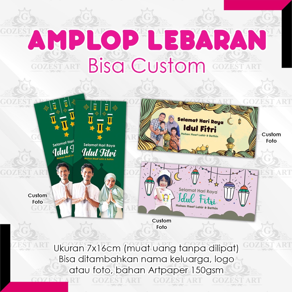 

Amplop Lebaran Custom Unik Angpao Idul Fitri Aesthetic Panjang Lucu Murah