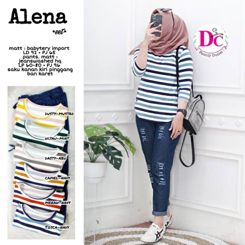 ALENA SETELAN WANITA NEW REALPICT