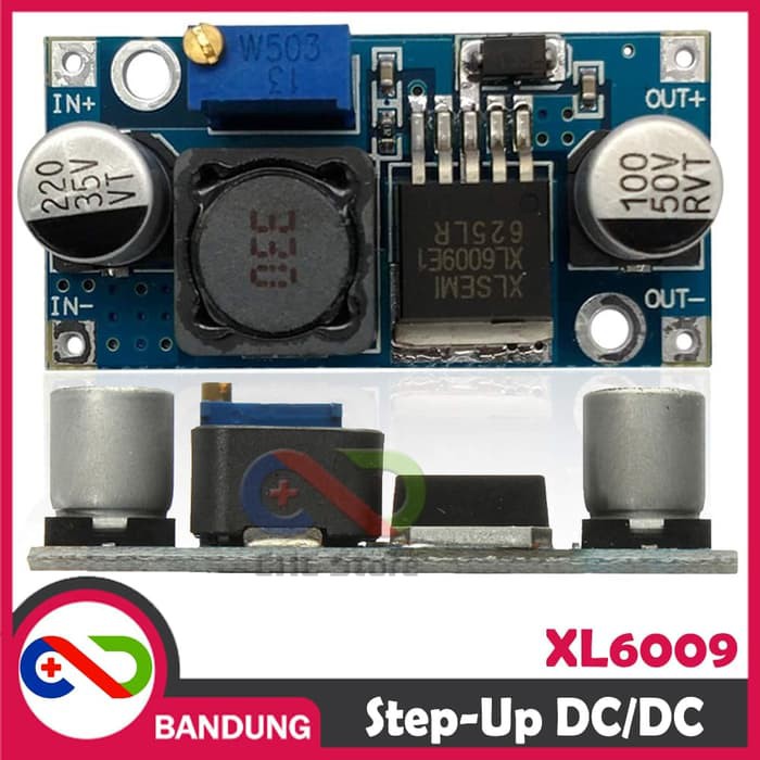 XL6009 DC-DC ADJUSTABLE STEP UP POWER SUPPLY MODULE