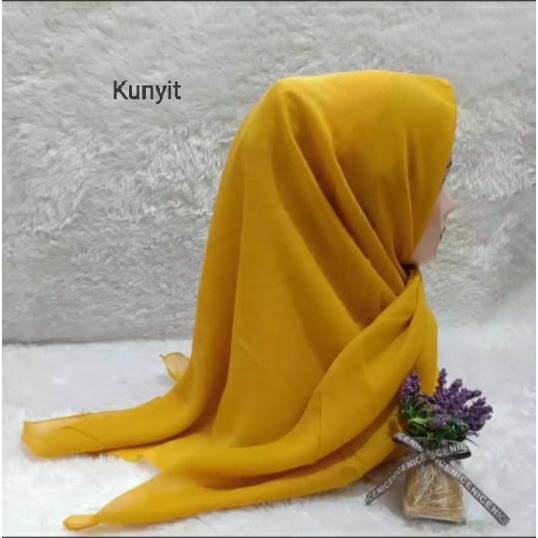 QBZ / SEGI 4 PARIS PREMIUM SERI WARNA 3 / JILBAB SEGIEMPAT PARIS NECI /SEGI EMPAT REDROS/VARISA/AZARA / CIPUT RAJUT DUA WARNA-Kunyit