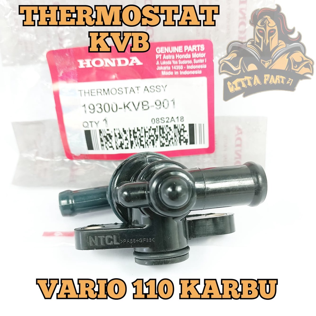 THERMOSTAT HONDA AHM KVB KUALITAS ASLI ORIGINAL HONDA AHM VARIO 11O KARBU radiator KVB  VARIO KARBU , VARIO 110 TECHNO