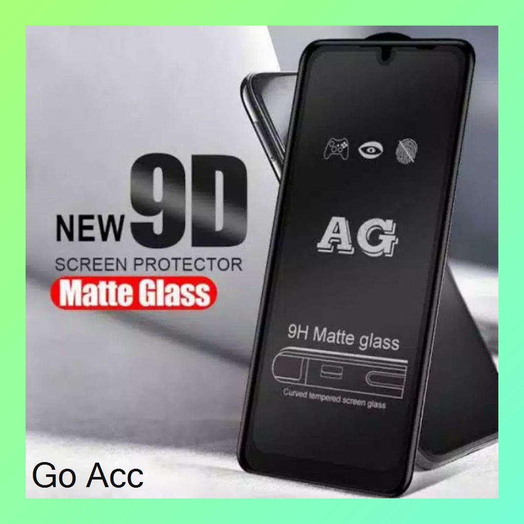 Tempered Glass AG Matte Full Glue FP for Vivo Y01 Y02 Y1s Y11 Y12 Y12S Y15 Y15S Y16 Y17 Y19 Y20 Y21 Y22 Y30 Y32 Y31 Y33 Y35 Y36 Y50 Y51 Y53 Y55 Y69 Y71 Y73 Y75 Y76 Y77 Y79 Y81 Y83 Y85 Y91 Y91C Y93 Y95