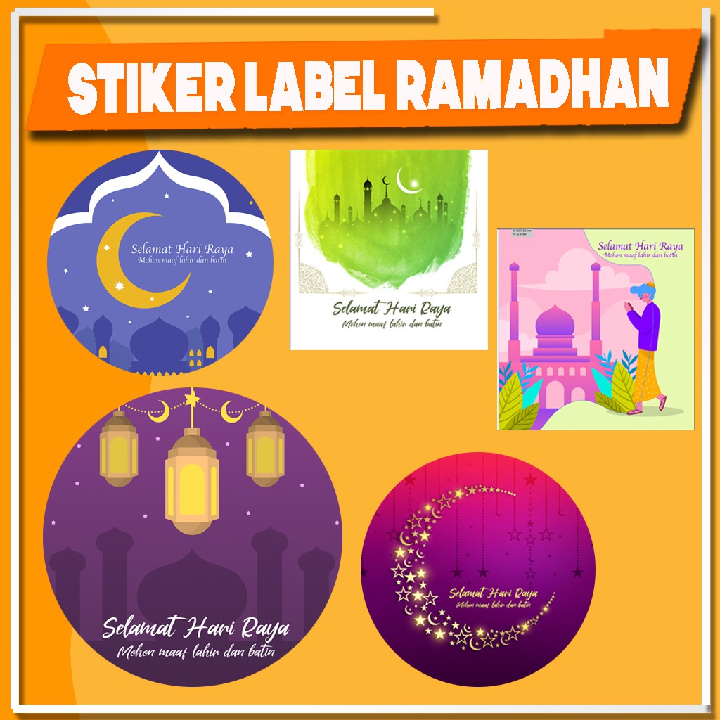 

Stiker Label Idul Fitri Ramadhan Untuk Toples dan Hampers Custom Bahan Chromo