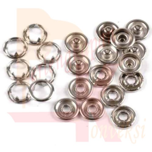 Kancing Baju Bayi 9 mm Snap Button Anti Karat 220 Jepret Cetet 1 Gross