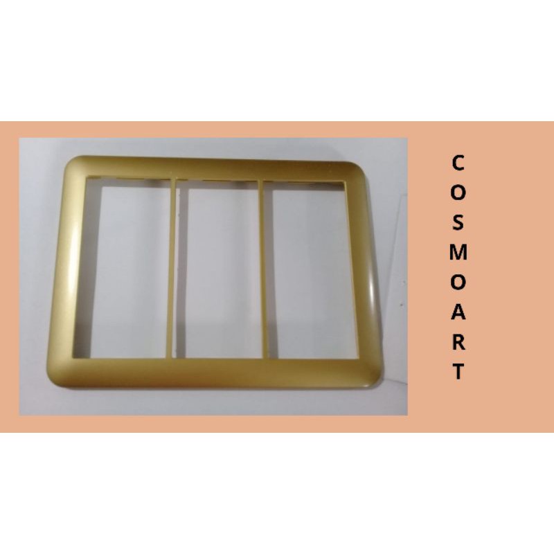 Frame Saklar 3 Gang Type Cosmo Art "PANASONIC"