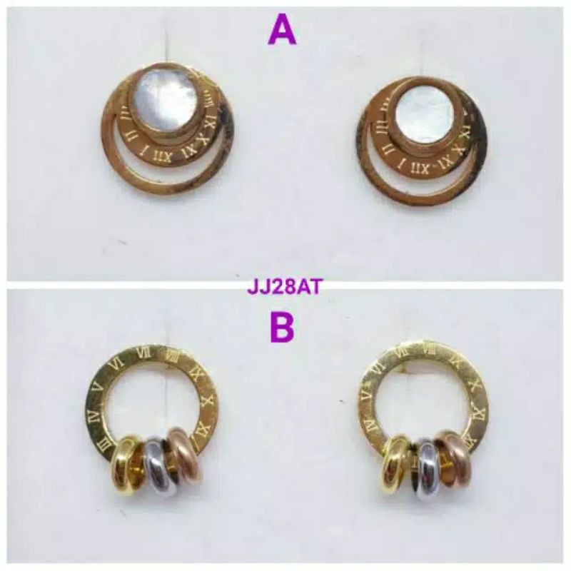 Anting titanium asli anti karat selamanya