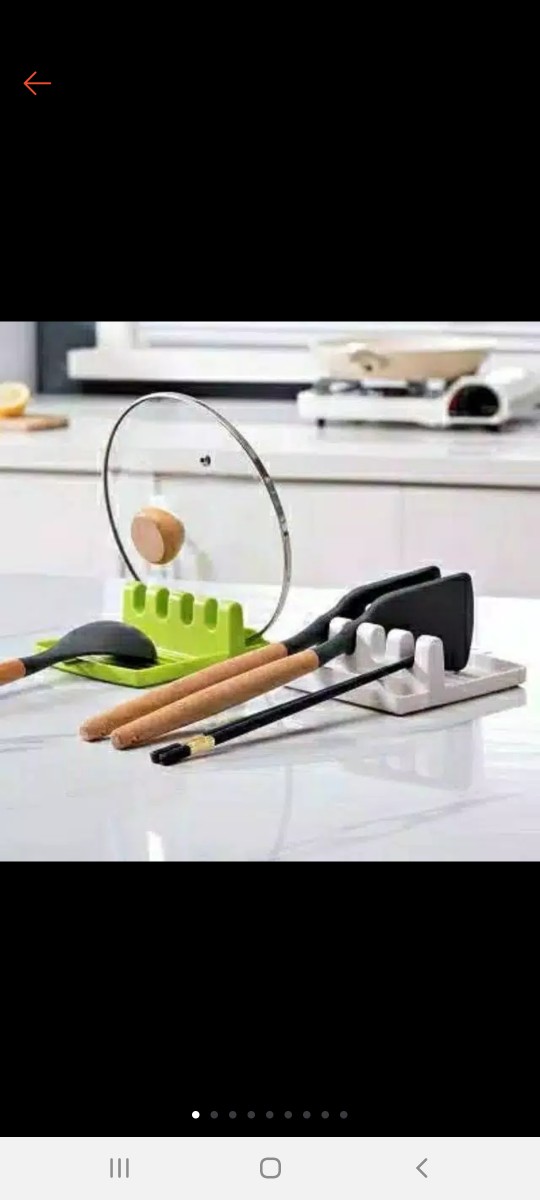 Tatakan Holder Spatula Sendok Sumpit Tutup Panci Livinghall Alas Alat Dapur