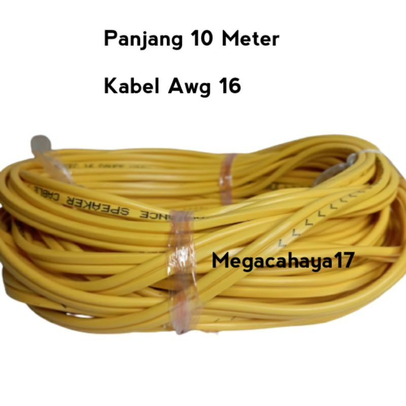 Kabel 16 Awg Audio Mobil 10 Meter Effec Awg16 Kabel Speaker  Subwoofer Mobil
