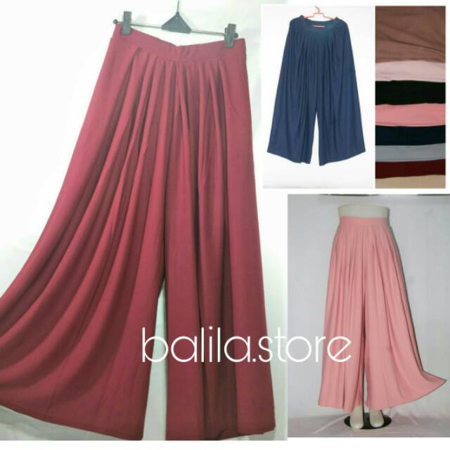 CELANA KULOT ROK REMPEL