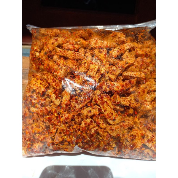 

Basreng Pedas gurih daun jeruk 100 gram