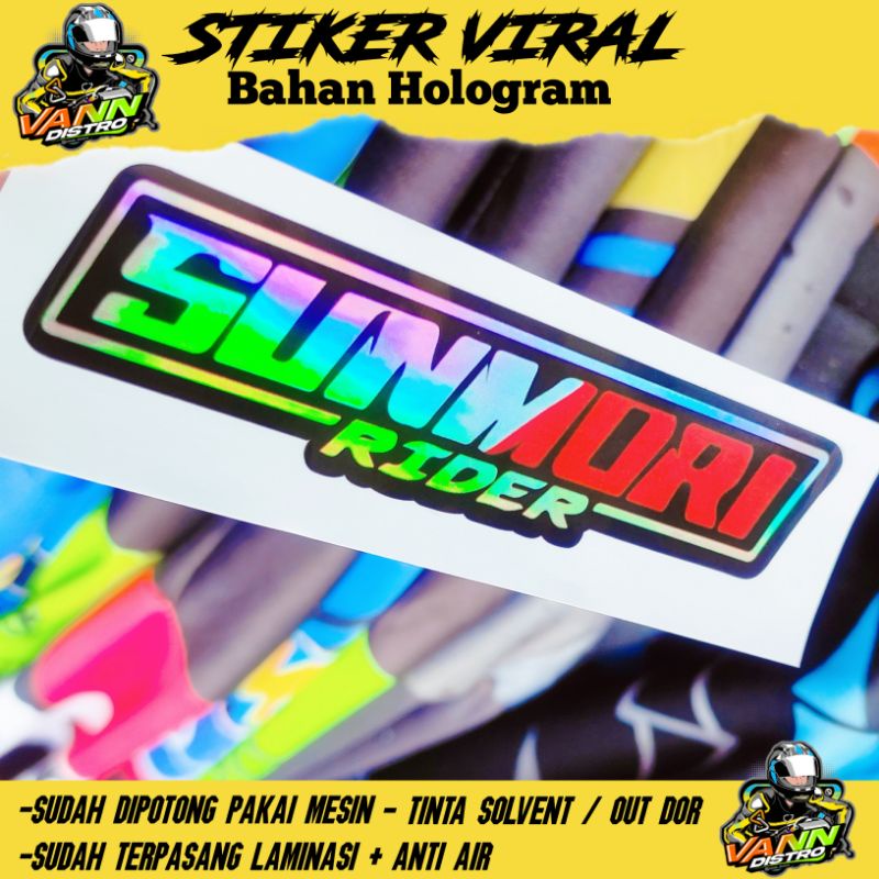 STIKER SUNMORI RIDER