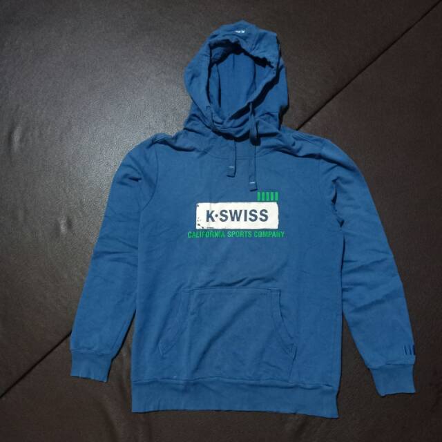 Jaket Hoodie K-Swiss size M original second bukan uniqlo