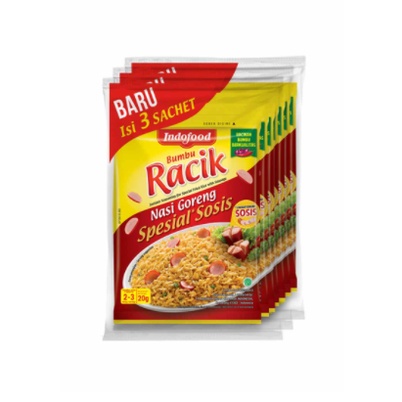

Racik Nasi Goreng Spesial Sosis 3X20g