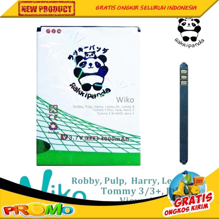 TERBARU BATERAI WIKO TOMMY 3 PLUS WIKO VIEW WIKO HARRY 2 DOUBLE IC PROTECTION BOLEH RESELLER