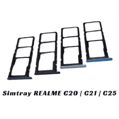 Slot Tempat Dudukan Simcard Simtray Sim Tray Card Lock REALME C20 C21 C25