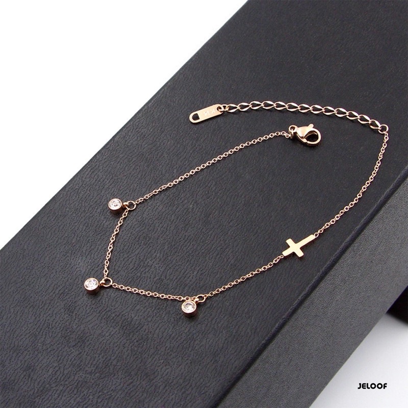 Jeloof Ester Bracelet | Gelang Ester Rosegold | Stainless Steel