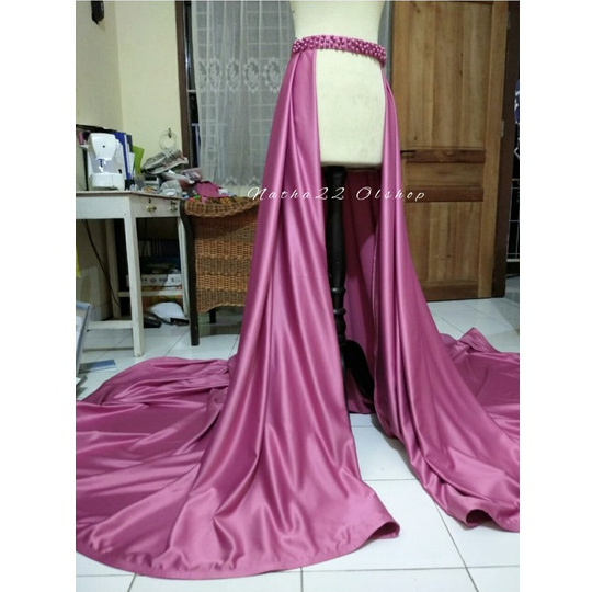 Ekor Pengantin/Ekor Kebaya/Ekor Gaun Pengantin/Ekor Maxmara/ Ekor Pengantin Murah/Ekor Lepas Pasang