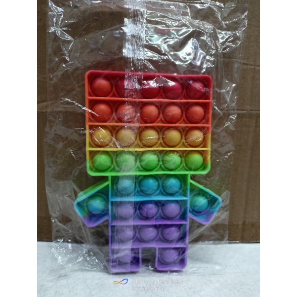 Mainan Pop it Anak Rainbow-ROBOT
