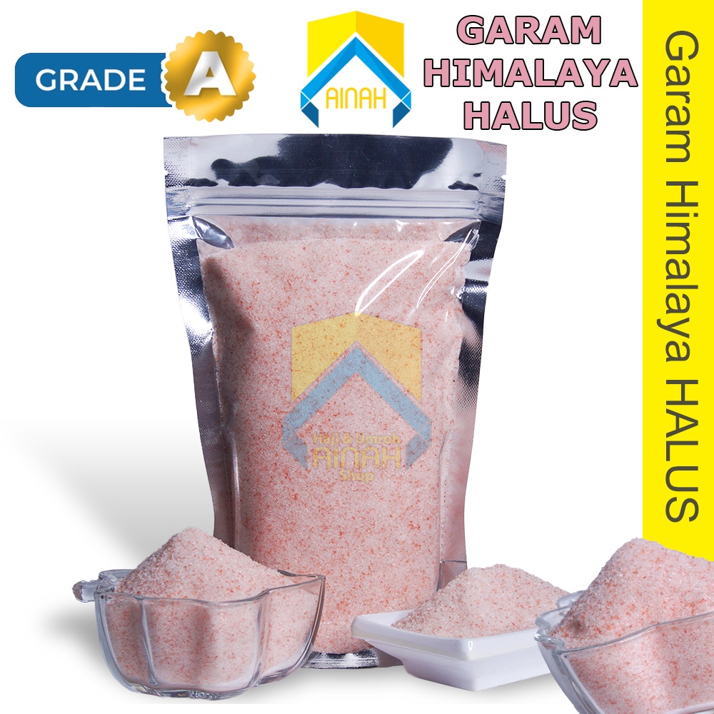 Garam Himalaya Organic Original 100% 1Kg | Natural Garam Himalayan Pink Rock Salt | Himsalt | Garam 