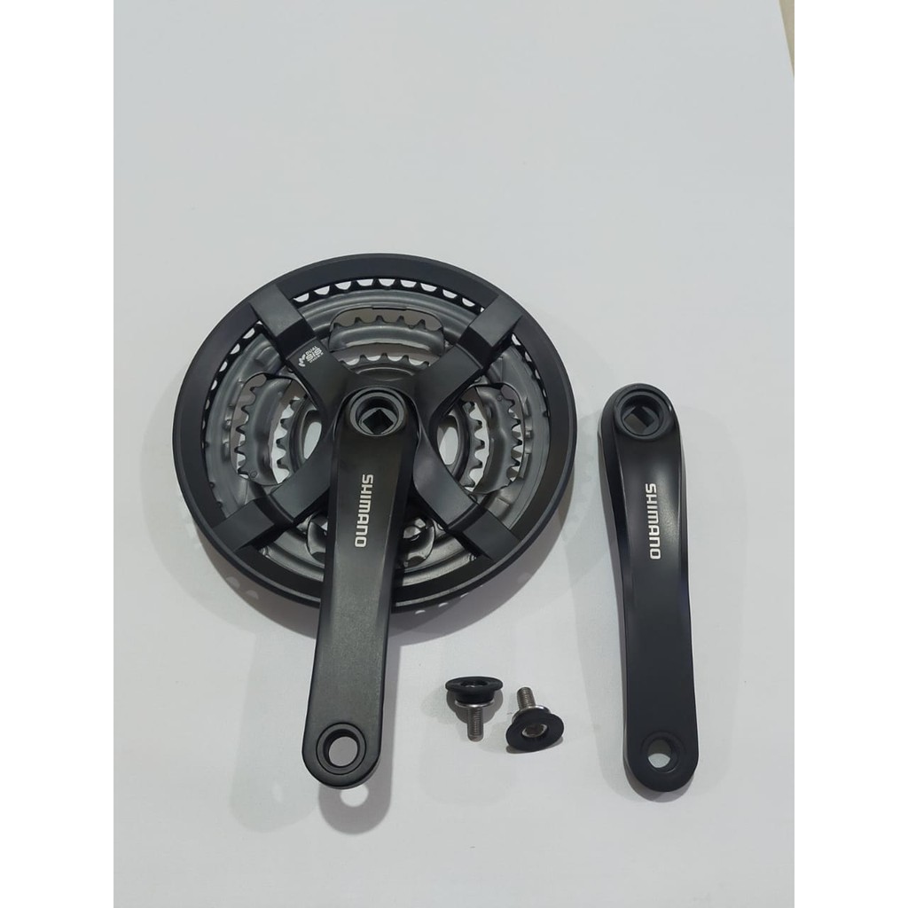 Crank gear gir tengah shimano sepeda MTB 3 susun 28T 38T 48T