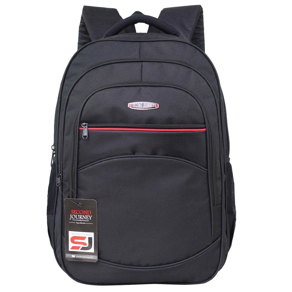 Obral Tas Backpack Pria SMP SMA Cowok Ransel Gendong Hitam Polo Berkualitas