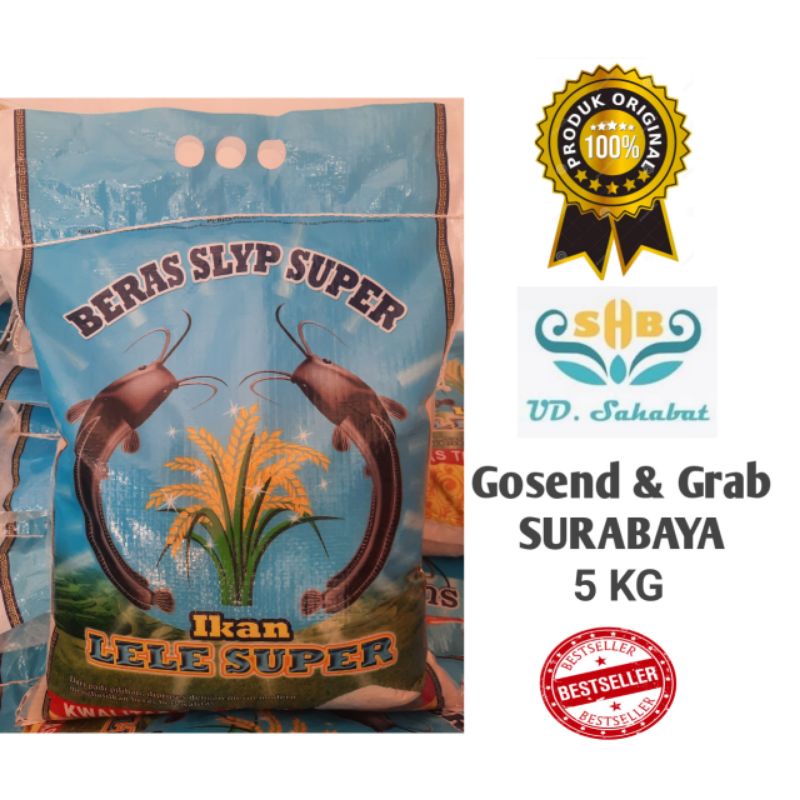 

Beras premium 5kg Lele Super beras kepala