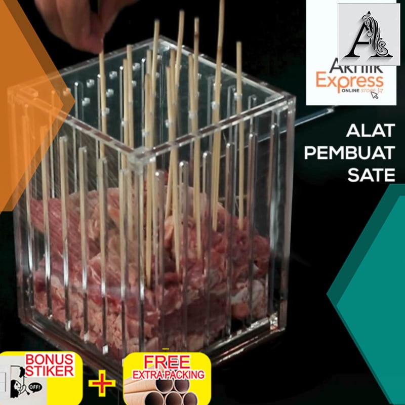 

Promo Alat pembuat sate / Alat pemotong daging / satai slicer