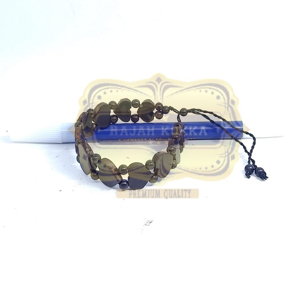 GELANG koka ASLI LOVE FULL HITAM kaukah koka kokkah kauka kaokah