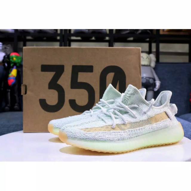 Sneaker Adidas Yeezy Boost V2 SPLY 350 Static HyperSpace Perfect Kick Original / Sepatu Olahraga