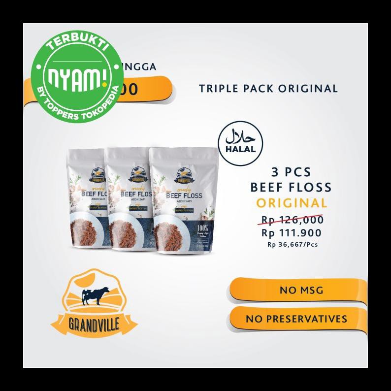 

READY! GRANDVILLE ABON TRIPLE PACK ORIGINAL TERMURAH