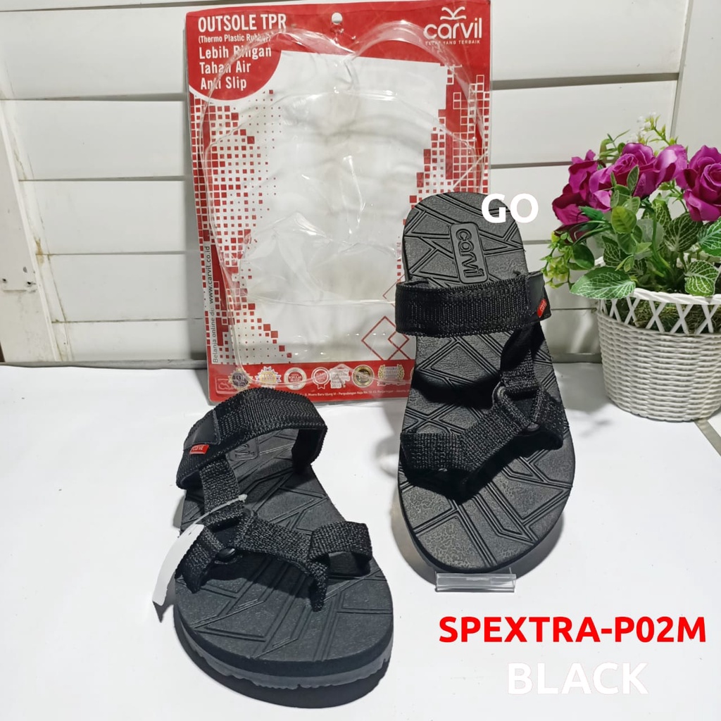 sogo CARVIL SPEXTRA P02-M Sandal Gunung Pria Dewasa Sepatu Slide Murah Sandal Distro Kekinian Original Carvil