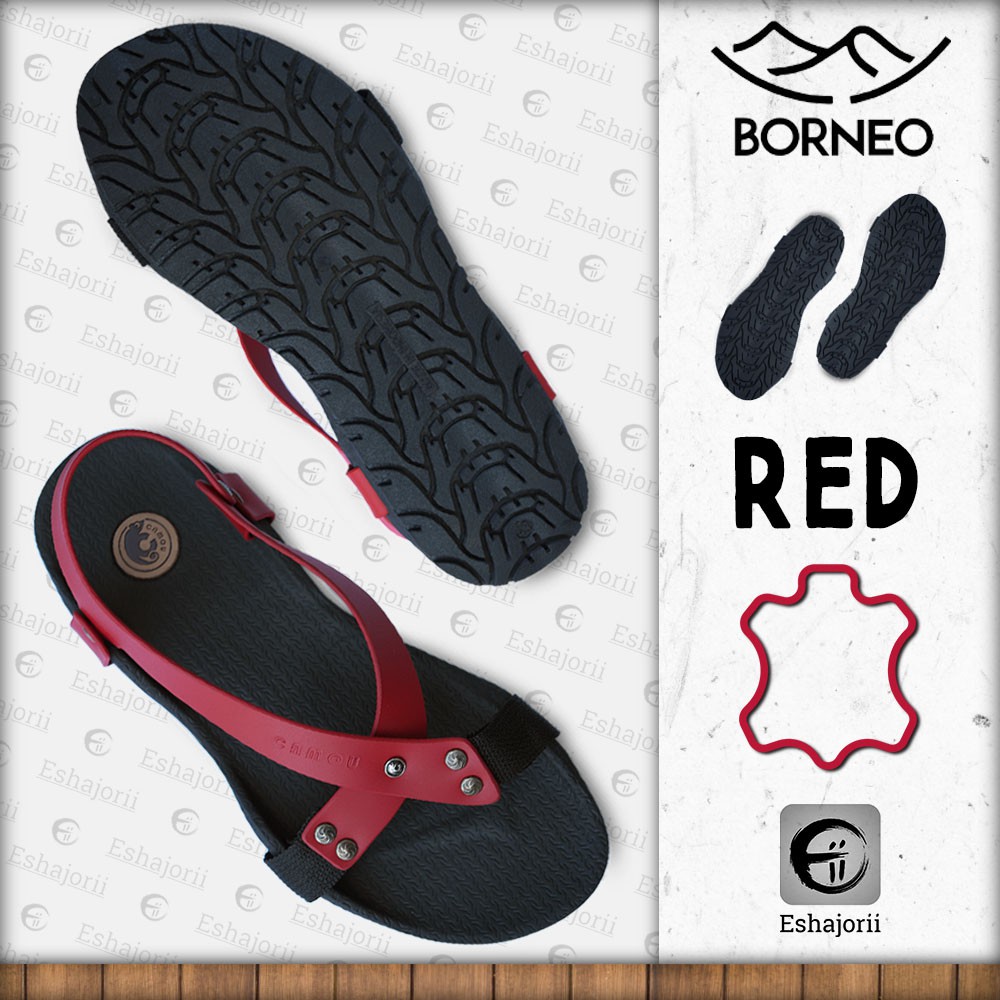 CAMOU - Borneo - Sandal Gunung Sandal Tali Pria Anti Slip