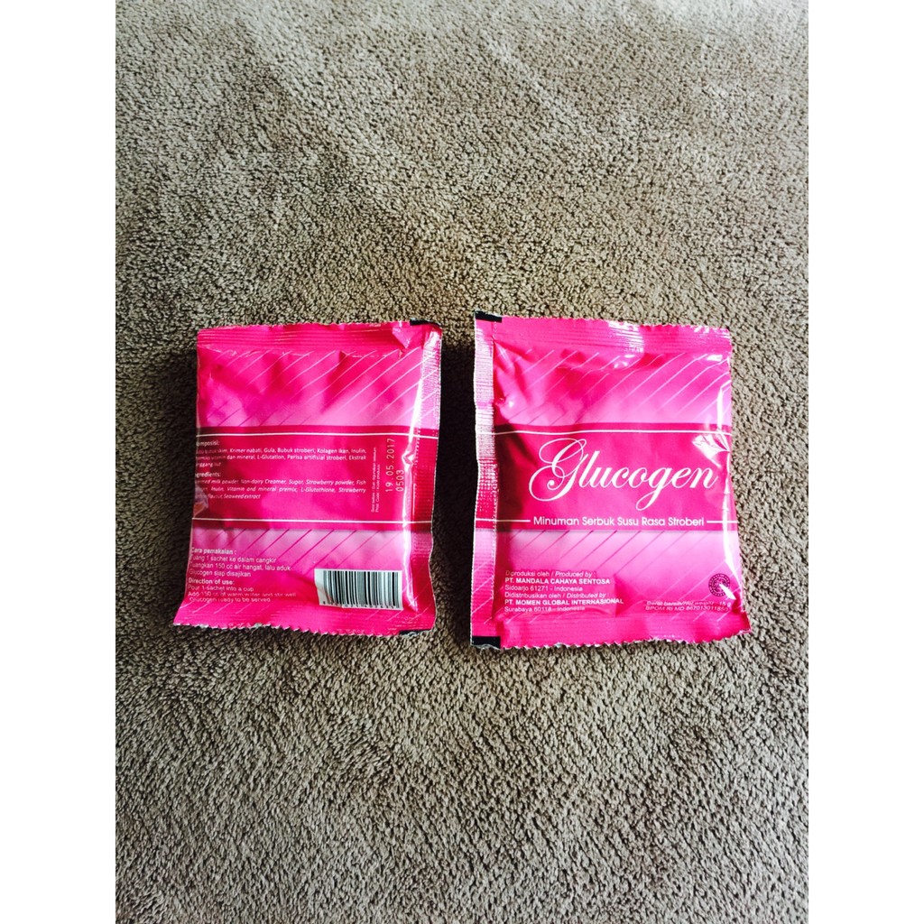 Glucogen 100% original BPOM - Moment Glucogen Kemasan Sachet / Ecer
