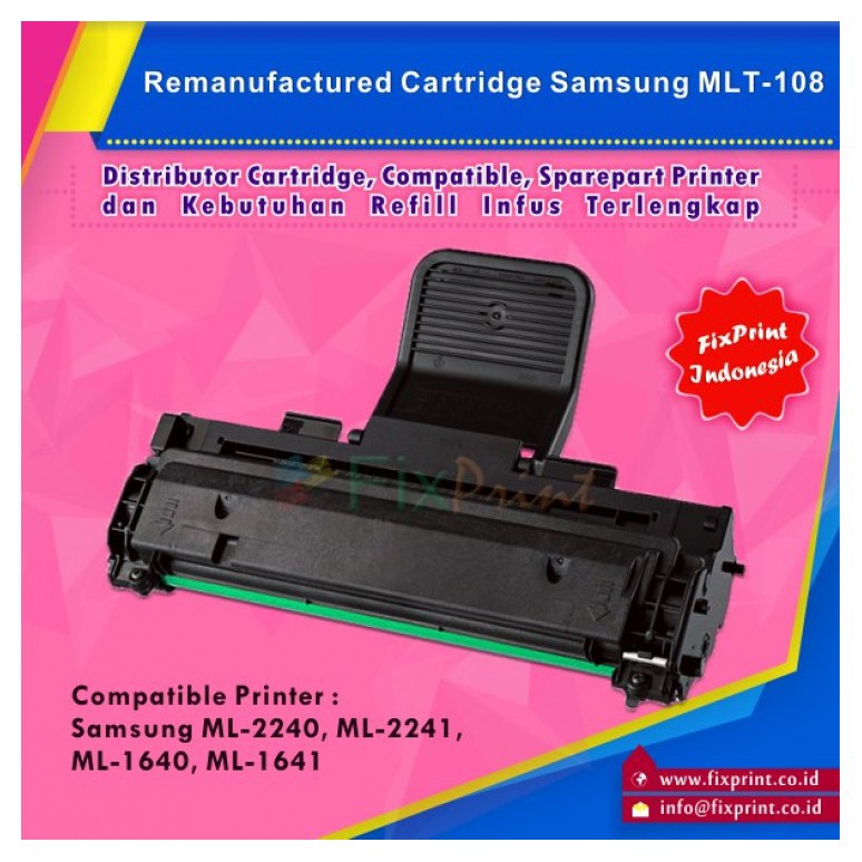 Compatible Toner Cartridge MLT 108 MLT-108 108S, Samsung ML-1640 2240