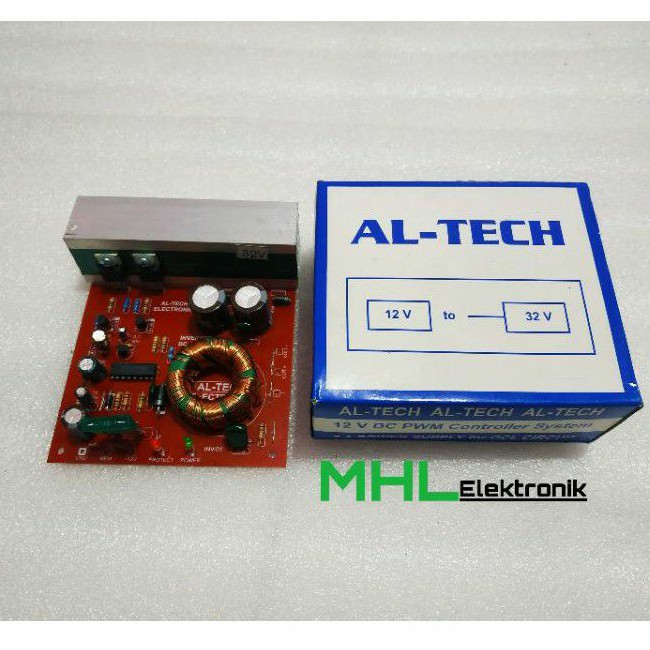 Inverter 12V DC To 32V Simetris DC PWM Controller System Inverter DC To DC