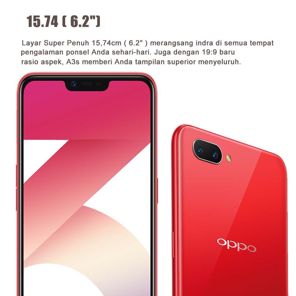 hp oppo a3s ram 6+128GB Garansi distributor 4G grosir termurah