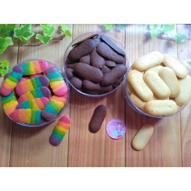 Lidah kucing rainbow original keju coklat kuker kue kering murah lebaran halal hampers cookies