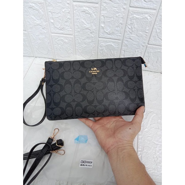 clutch coach 6563  selempang signature 3 ruang,