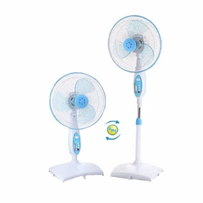 Stand Fan Maspion EX167S / Kipas Maspion EX 167S 2in1