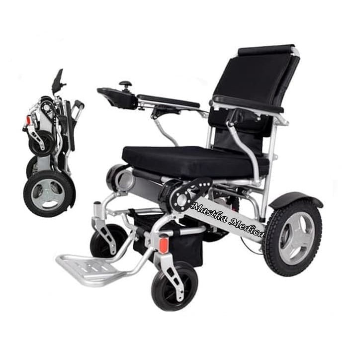 Original Kursi Roda Travel Elektrik Lipat JBH Wheel Chair Travelling DYW30A-25 Exp Baru