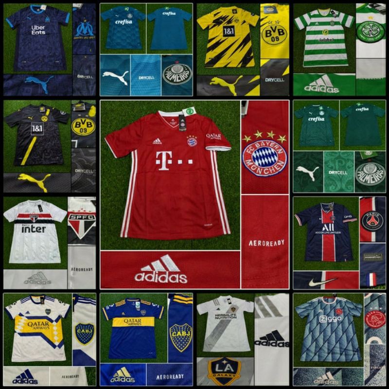 Jersey bola Liga Jerman dan liga lainnya 2020/2021 grade ori