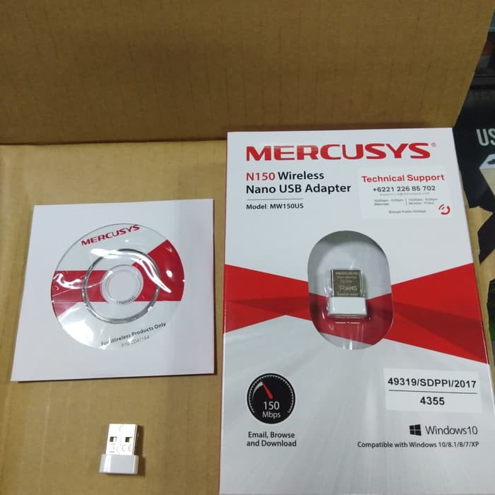 Mercusys MW150US 150Mbps Nano USB Wireless