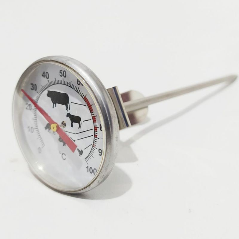 THERMOMETER PENGUKUR SUHU MINUMAN /KOPI/SUSU/DAGING THERMOMETER ANALOG